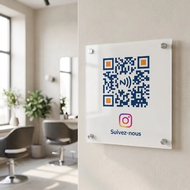 Plaque Instagram murale